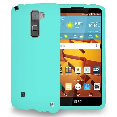 Lg Volt Phone Boost Mobile Cases LG STYLO 2 COVER, MINT RUBBERIZED HARD SHELL PROTECTOR CASE COVER FOR LG STYLO-2 4G PHONE (Boost Mobile LS775, Cricket K520) (aka Stylus-2) ()