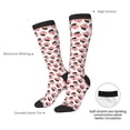 thumbnail image 4 of Sikiie Dachshund dogs and hearts Knee Socks, High Socks Long Stretchy Sock Women Knee High Stocking, Long Socks for Women, 4 of 6