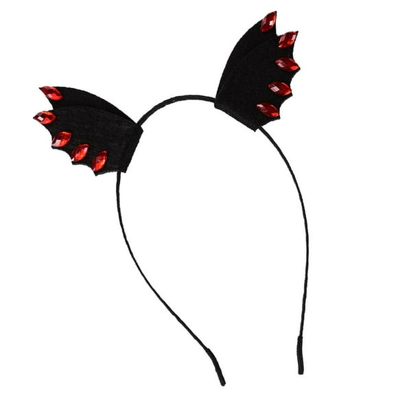 Diadema fiesta de Navidad y Halloween para mujer, decoraciones para cabeza con de murciégo Zulema Diademas de fiesta de halloween