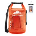 thumbnail image 1 of Bolsa impermeable HEETA, enrollable, ligera, 30 L, naranja, 1 of 8