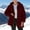 Wine#14, variant on Yteetum Fleece Jackets for Women Zipper Fuzzy Cardigan Open Front Jackets Coat Oversized Long Sleeve Thicken Warm Winter Jacket Outwear Womens Casual Solid Loose Long Sleeve Hoodless Jackets Tops
