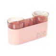 thumbnail image 1 of Conjunto de titulares de cepillos de dientes Organizador de paja de trigo Copa de baño Encimera de baño Decoración de dientes Pasta de dientes Hogar para apartamento rosa tipo 2 Speravity HA028156-02, 1 of 7