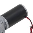 thumbnail image 2 of Gear Motor DC 24V Speed Reduction Self Locking Dual Shaft Reversible Worm Geared Motor 20RPM, 2 of 4