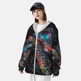 thumbnail image 3 of Lsque Colorful Plant Turtle A UPF 50+ Lightweight Sun Protection Men's Women's Long Sleeve Shirt, Hoodie Performance -XX-Large, 3 of 9