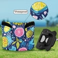 thumbnail image 6 of Haosy Vibrant Tropical Pineapple Orange Golf Mallet Putter Cover Strong Magnetic Leather Golf Club Headcover Closure, 6 of 7