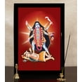 thumbnail image 6 of IBA Indianbeautifulart Maa Kaali Standing On Lord Shiva Poster With Frame Wall God Photo Frame Holy Hindu Religious Poster Home Decor Ready To Hang Wooden Frame, 6 of 7