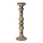 Kanan Wood Candleholders with Distressed Finish - Set of 5