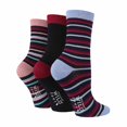thumbnail image 1 of Sock Shop Wildfeet - 3 Pair Womens Patterned Bamboo Socks, 1 of 2