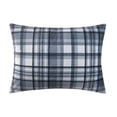 thumbnail image 4 of Dearfoams Stone Lane 3 Piece Reversible Comforter Set, Plaid, King, Gray, Polyfill, 4 of 4