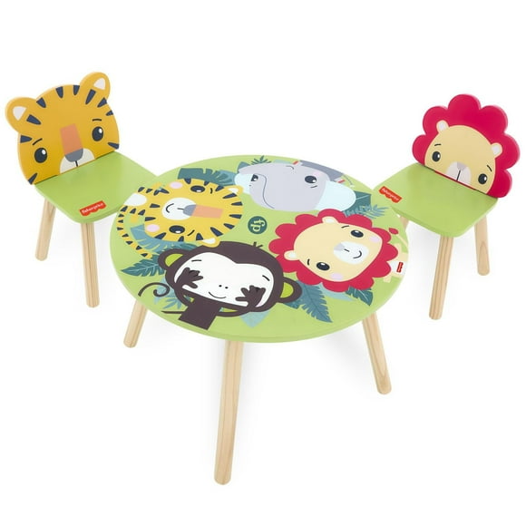 Fisher Price Fauna Collection Brave Heart Table Chair Set by Dream On Me, Toddler Set