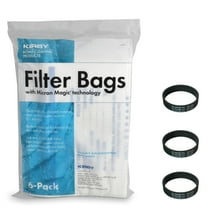 Genuine Kirby Universal Bags: 1 Pack (6 bags) of Universal White Cloth Bags Kirby Part 204811 and 3 Kirby Belt