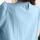 thumbnail image 5 of Vestido de Maternidad de Manga Corta Color Sólido Cuello Redondo Suelto Cómodo Vestido de Embarazo, Mezcla Suave de Nylon Spandex, Desgaste Informal, 5 of 6