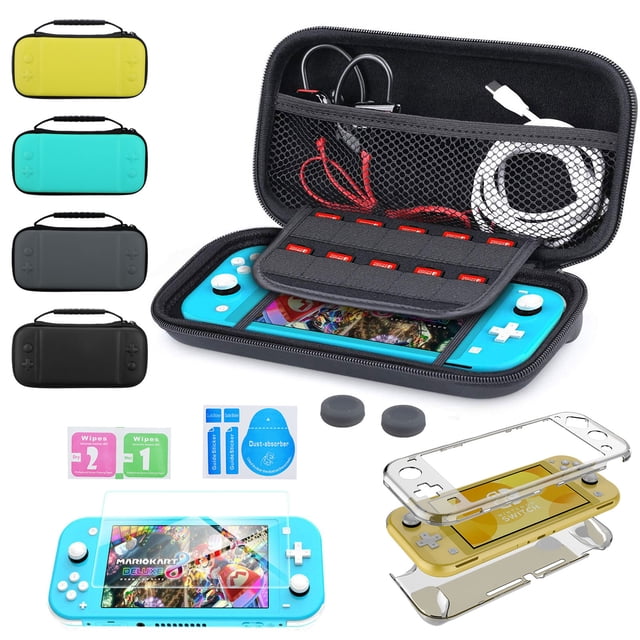 Carry Case Compatible With Nintendo Switch Lite 2019, Hard Protective Portable Travel Carry Case Shell Pouch for Nintendo Switch Lite Console & Accessories(NS Lite Accessories)