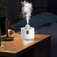 thumbnail image 2 of Pisexur Batería de cocina Humidificador USB con diseño espacial, minihumidificador de escritorio inalámbrico con luz nocturna y carga inalámbrica, tanque de agua de 5 para la cocina del hogar, 2 of 8