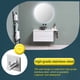 thumbnail image 4 of Toystoory Gancho de acero inoxidable Colgador de pared del dormitorio del baño Organizador de estante de ropa que ahorra espacio Ganchos de Type3 NO3, 4 of 6