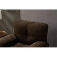 thumbnail image 5 of Home Square Linen Living Room Chair in Brown Finish - Set of 2, 5 of 9