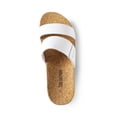 thumbnail image 3 of DREAM PAIRS Women's Platform Slides Sandals with Arch Support, Comfortable Beach Slip-on Flat Sandals, Casual 2-Strap Cork Cushion Wedges for Women, 3 of 8