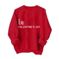 thumbnail image 2 of TIMIFIS Chandails Rouges de la Saint-Valentin pour Femmes Col Rond Manches Longues Chandail Ample Décontracté Tenues Printemps Automne Chandail Cœur Chemises - Printemps/été, 2 of 4