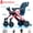Red, variant on Paiseec Electric Wheelchair for Adults, Foldable Motorized Transport Wheelchair Walker 3-in-1, 360W Motor, 265 lbs Capacity, Lightweight and Airline Approved