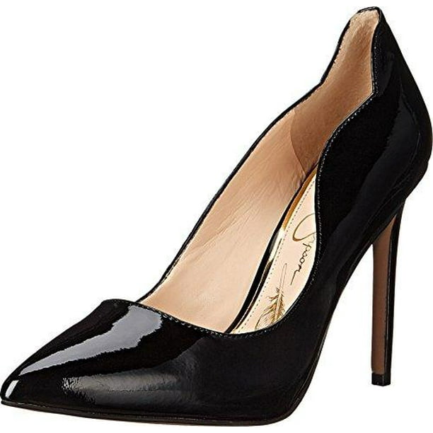 Jessica Simpson Jessica Simpson Women S Pixy Black Patent High Heel Pumps 2 Colors Walmart Com Walmart Com