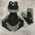 thumbnail image 1 of Conjunto de yoga de punto sin costuras para otoño e invierno, conjunto sexy de tres piezas para fitness y caderas de Lulu, 1 of 5