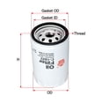 thumbnail image 1 of Filtro Para Aceite Sable 2000 A 2004 Ford V6 3.0L SAKURA ., 1 of 3