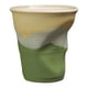 thumbnail image 1 of Taza de café de cerámica moderna, taza de porcelana plisada para el hogar, vajilla para bebidas calientes y frías Verde, 1 of 9