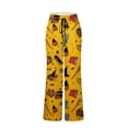 thumbnail image 5 of Halloween Pajamas Pants Women Funny Print Pajama Pants Comfy Stretch Drawstring Pajamas Puls Size Dance Bottoms, 5 of 7