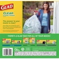 thumbnail image 5 of Glad Clear Recycling Large Trash Bags, 30 Gallon, 28 Bags, 5 of 9