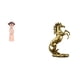 thumbnail image 1 of Elegante Estatua De Niña Caballo De Resina Hecha A Mano, Escultura Tradicional China En Miniatura Para Dormitorio, Oficina, Decoración De Mesa, Regalo, 1 of 8