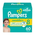 thumbnail image 1 of Pañales Pampers, tamaño 8, ultrasuaves, 60 unidades, 1 of 8