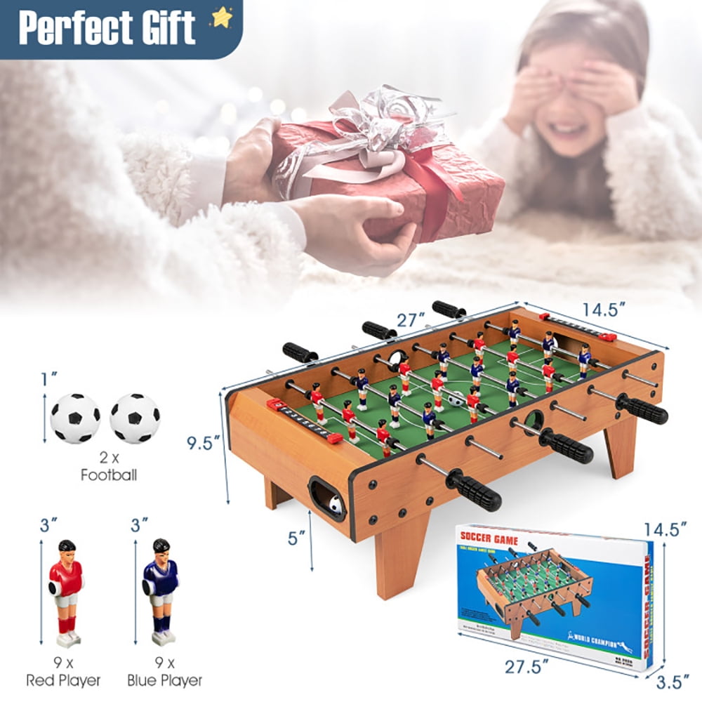CIPACHO 27 Inch Indoor Competition Game Foosball Table with Legs, Indoor Kids Game Table
