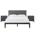 thumbnail image 2 of Modway Dakota 3 Piece Upholstered Bedroom Set in Blue, 2 of 10
