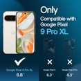 thumbnail image 2 of JZWAL-Screen Protector for Google Pixel 10 Pro XL/Pixel 9 Pro XL, Tempered Glass Film with Easy Installation Tool, Fingerprint Compatible, HD Clear, 3-Pack, 2 of 4