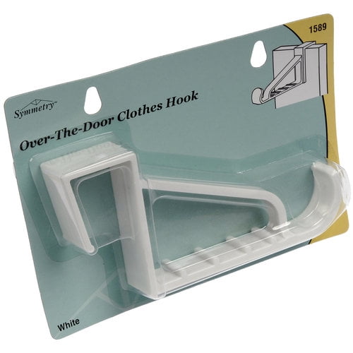 Symmetry OvertheDoor Clothes Hanger, White