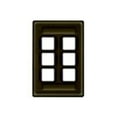 thumbnail image 1 of Hubbell - Mounting plate - black, 1 of 1