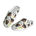 thumbnail image 2 of Balery Rottweiler Pattern Women's Fuzzy Memory Foam Slippers Fluffy Winter House Shoes Indoor and Outdoor-44/45, 2 of 7