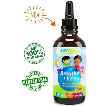 Elderberry Cough Syrup - Organic Kids Non Drowsy Cough Medicine - Liquid Immune Boosting