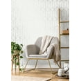 thumbnail image 4 of Advantage Hayden White Concrete Trellis Wallpaper, 4 of 6