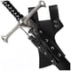 thumbnail image 3 of Toystoory Accesorios cinturón de cuero soporte colgante de cintura de moda juego de rol accesorio de actuación de Halloween fotografía para Almacenamiento y organización del hogar Negro, 3 of 6