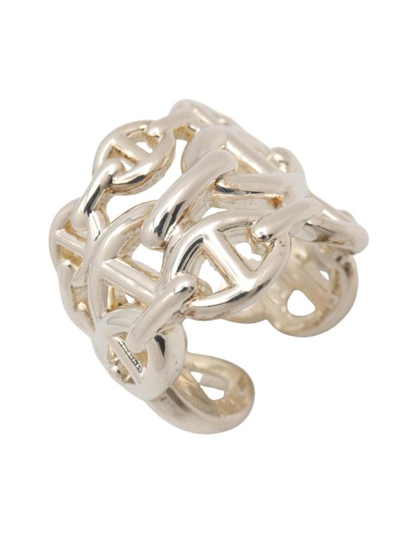 Pre-Owned Hermes HERMES Enchainée GM Ring - Ring/Finger Jewelry Sterling Silver 925...