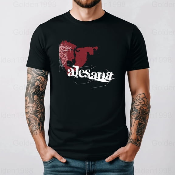 Vtg Alesana Band Short Sleeve Black Cotton Graphic Tee Fan Gift Graphic Tee,for men & women up to 5XL