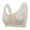 H98-Light Gray, variant on VFRGHD Bras For Women Front Zip Sports Bra No Underwire Comfortable Bralette Wide Straps Seamless Full Coverage Bras For Yoga Gym Versatile Tshirt Bras