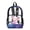 Axolotl Galaxy Violet, variant on Kids Clear Backpack for Girls Boys Transparent See Through School Bookbag Heavy Duty PVC Backpack for School Sport Stadium Travel Security, Baseball Pattern