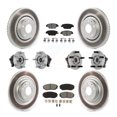 thumbnail image 1 of Transit Auto Front Rear Hub Bearings Assembly Coated Disc Brake Rotors and Semi-Metallic Pads Kit (10Pc) for Car 2016-2023 Mazda CX-9 AWD - Left Right Side (Driver Passenger) KBB-133164, 1 of 11