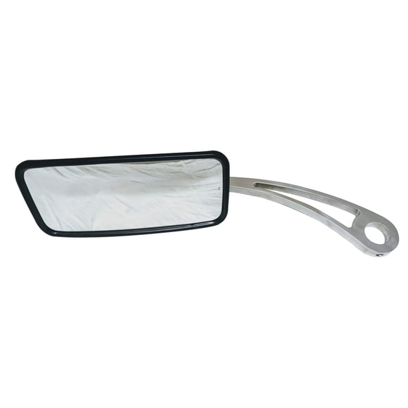 Wakeboard Tower Mirror Arm, Polished Aluminum Adjustable Mirror Mount, Attaches To Boat Tower Not Windshield, Fits Round Tubing Towers, Clamp Sizes 1 3/4-2.5 inch