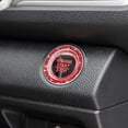 thumbnail image 5 of Red Button Start Button Shiny Ring Car Engine Start Stop Button Sticker Badge, Shiny Red Rhinestone Car Accessories Decor Ladies Girls 2 Pieces, Red, 5 of 5
