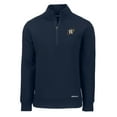 thumbnail image 2 of Men's Cutter & Buck  Navy Houston Astros City Connect Roam Eco Recycled Quarter-Zip Pullover, 2 of 3