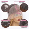 thumbnail image 4 of Highlight Ombre Bob Wig Human Hair Straight 4/27 Honey Blonde Bob Lace Front Wigs Human Hair 16 Inch 13x4 Lace Front Bob Wigs 12A Short Bob Wig 180% Density Glueless Wigs Straight Bob Frontal Wigs, 4 of 6