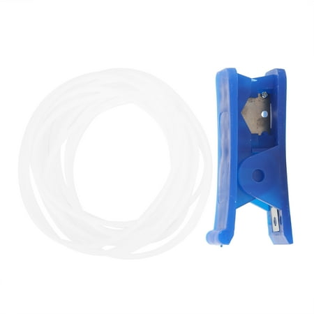 

PTFE Tube Cutter Kit Hose Pipe Bowden Tubing Cutting Tools for PE PU Hose ID 2.0mm OD 4.0mmWhite